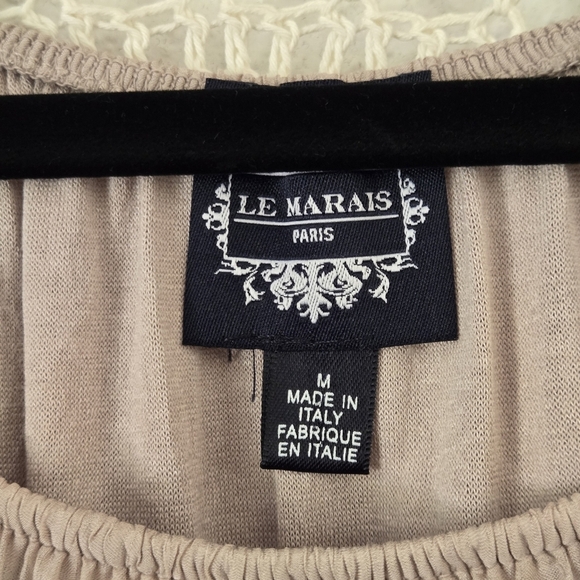 Le Marais Silk Chiffon Fairycore Ethereal Balletcore Ombre Bell Sleeve Top M - Picture 4 of 9